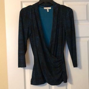 3/4 Sleeve Wrap Shirt